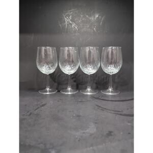 Royal Leerdam Holland Wine Glasses Set, Radiance Pattern, Set of‎ 4, 8.5 oz